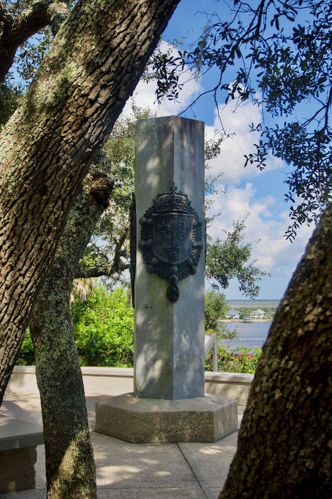 Monument at Fort Caroline National Memorial