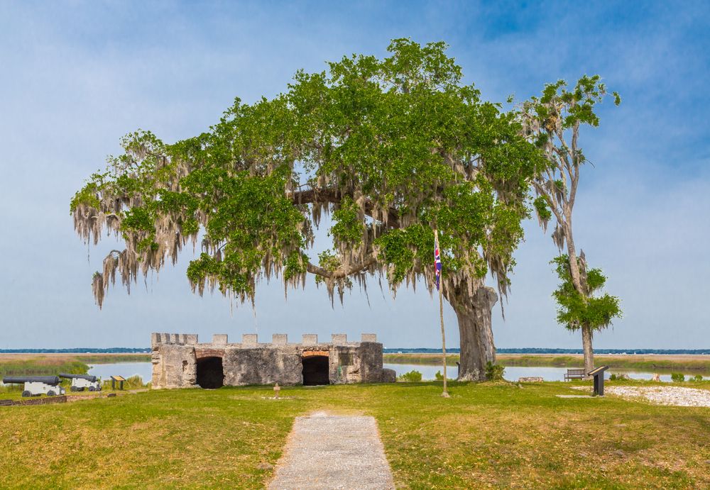 View of Fort Frederica National Monument