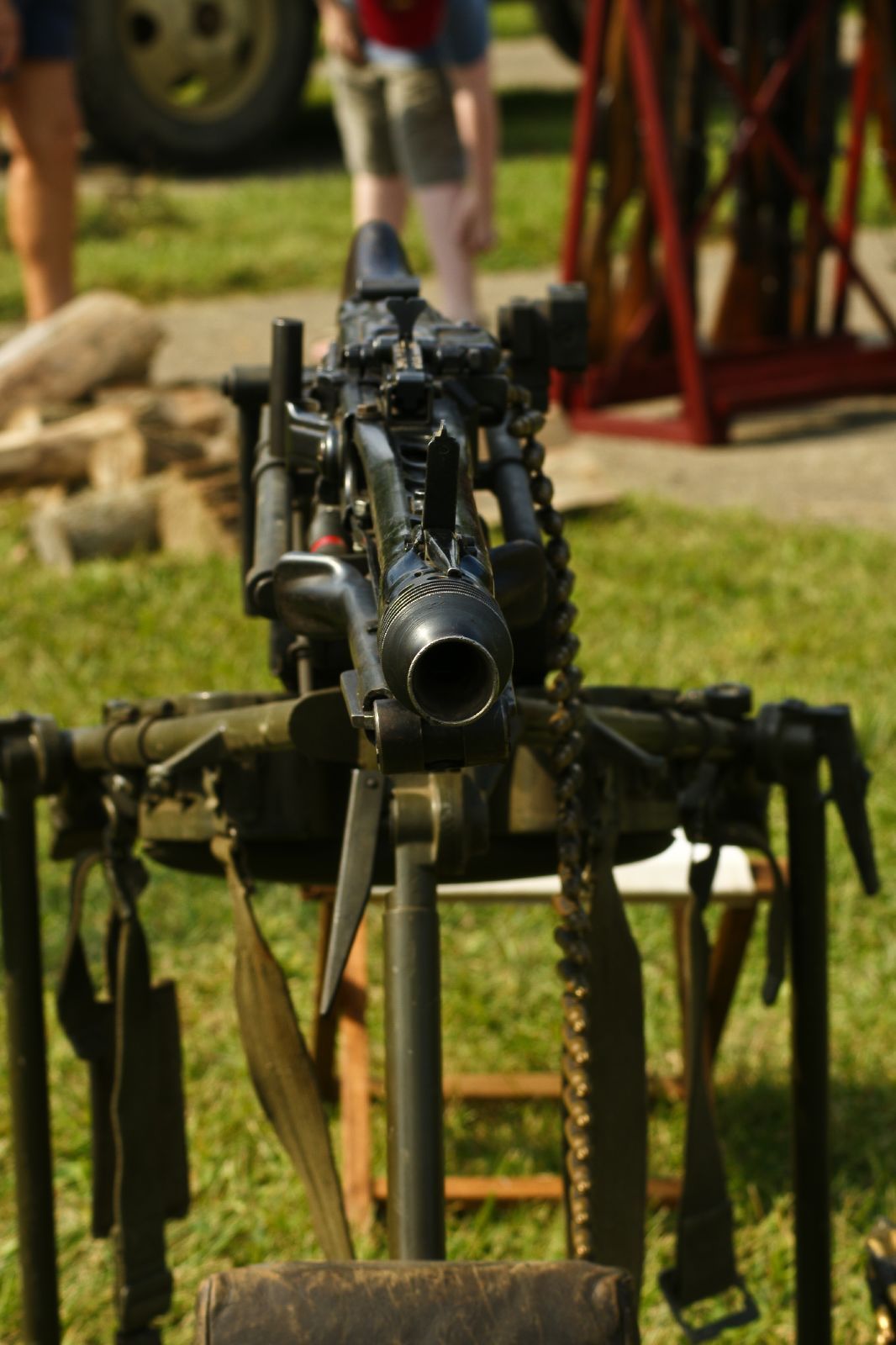Military equipments at the Fort Harrison State Park