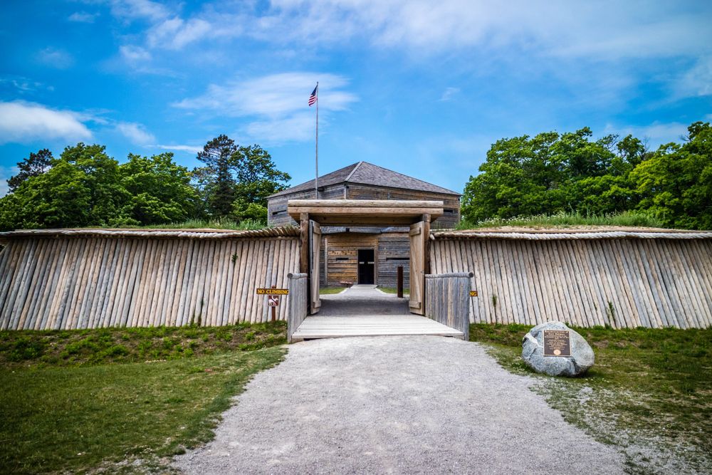 Entrance to Fort Mackinac