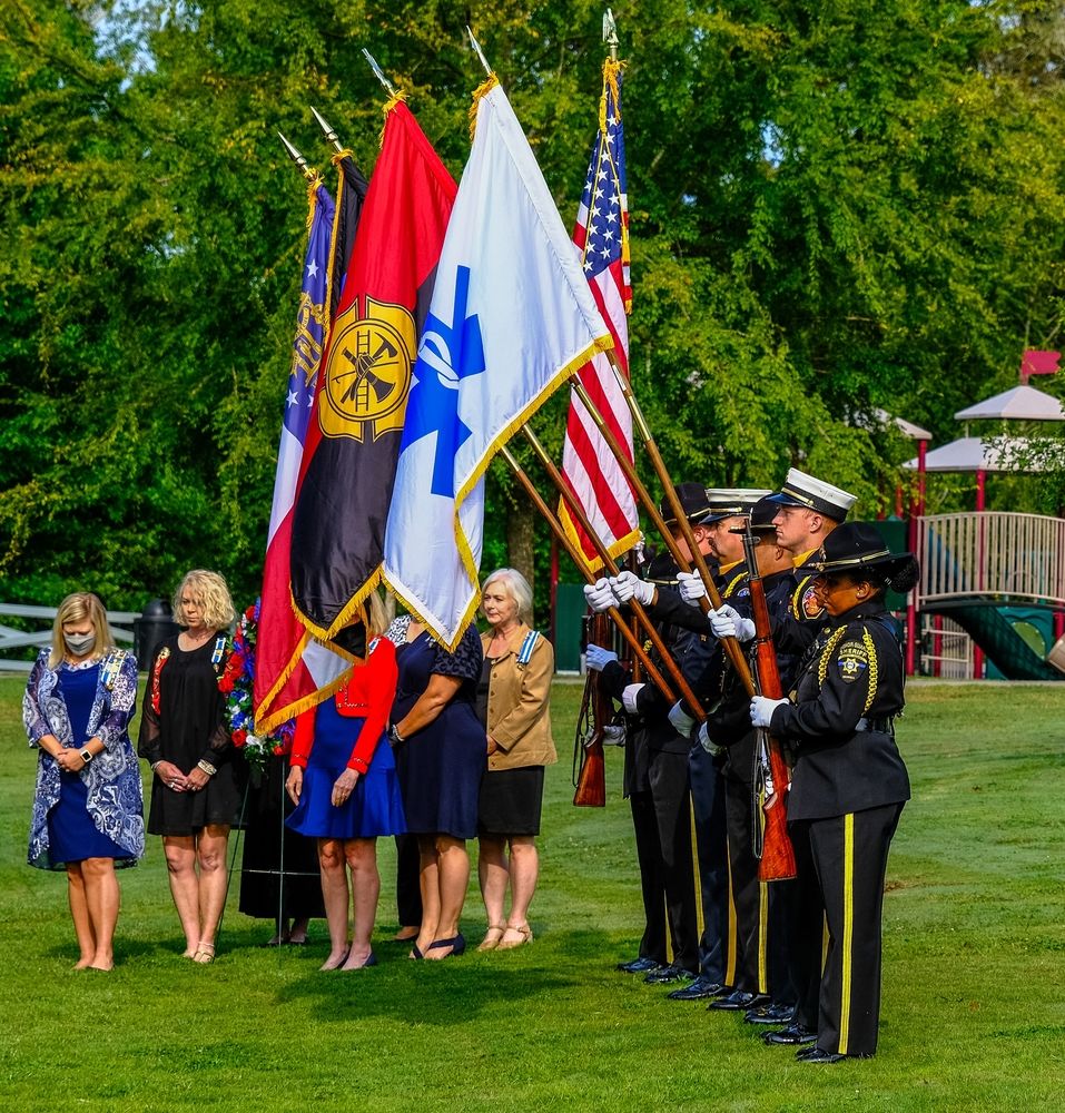 Memorial service at Fowler Park