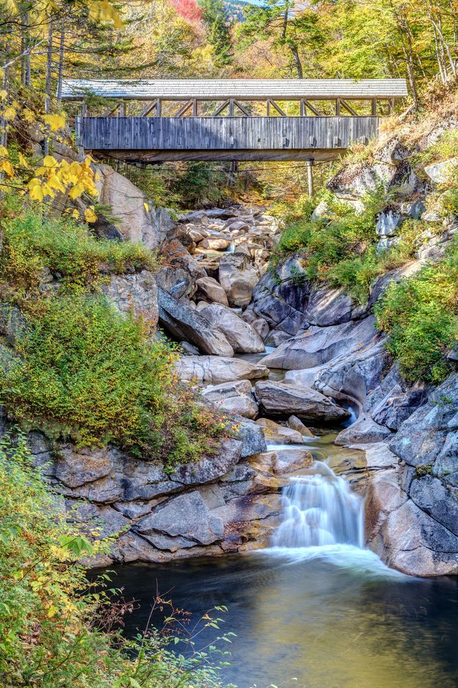 Cascade at Franconia Notch State Park