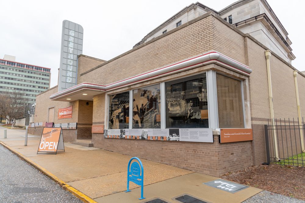 Exterior of Freedom Rides Museum