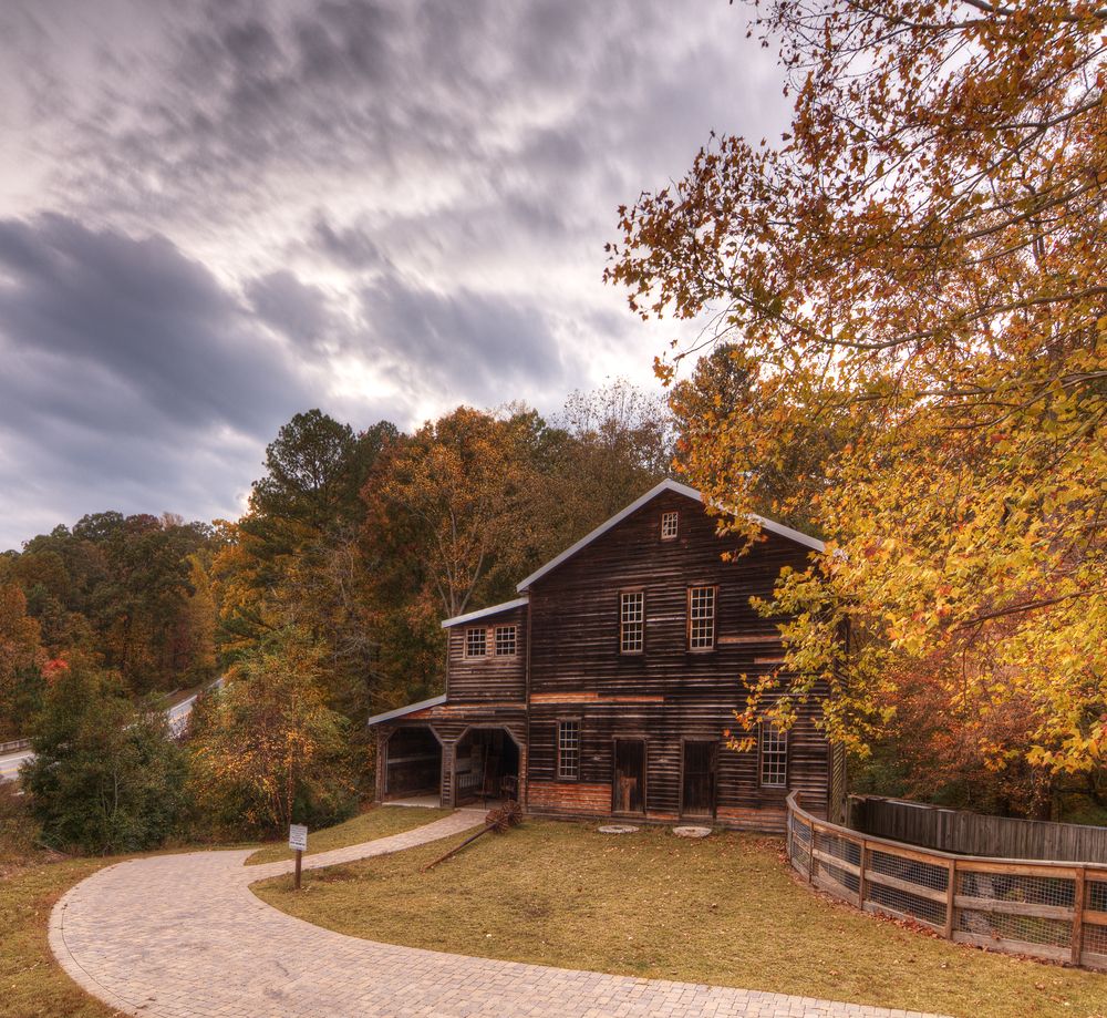 Wooden house at Freeman's Mill Park