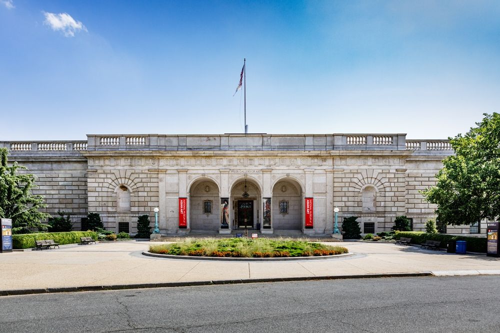 Exterior view of Freer Gallery of Art