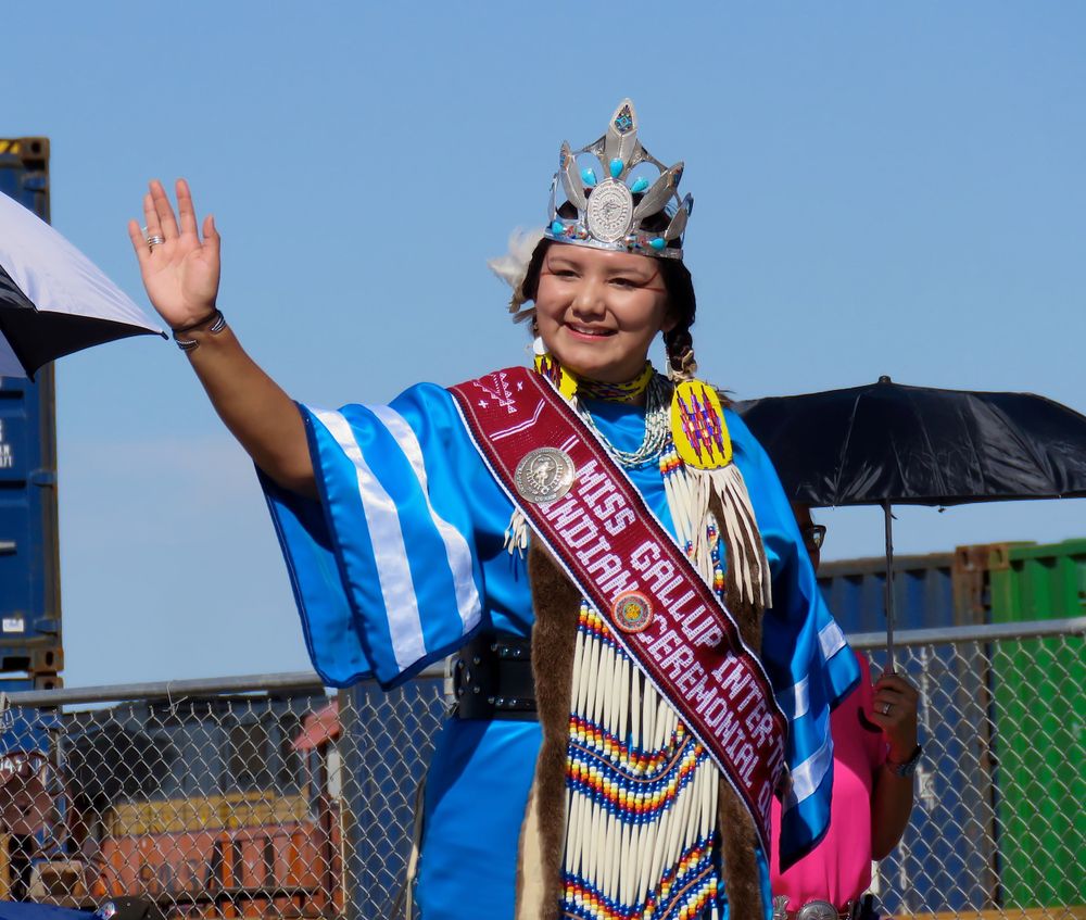 Miss Gallup winner during Gallup Inter-Tribal Indian Ceremonial