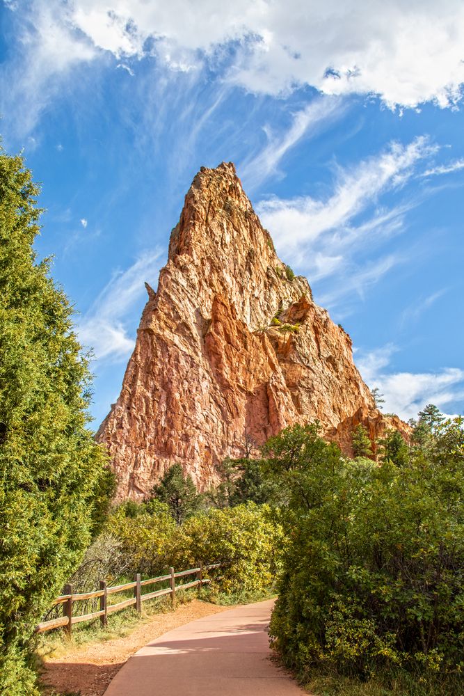 Hiking trail at Garden of the Gods