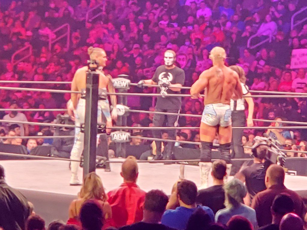 Boxing match in Gas South Arena