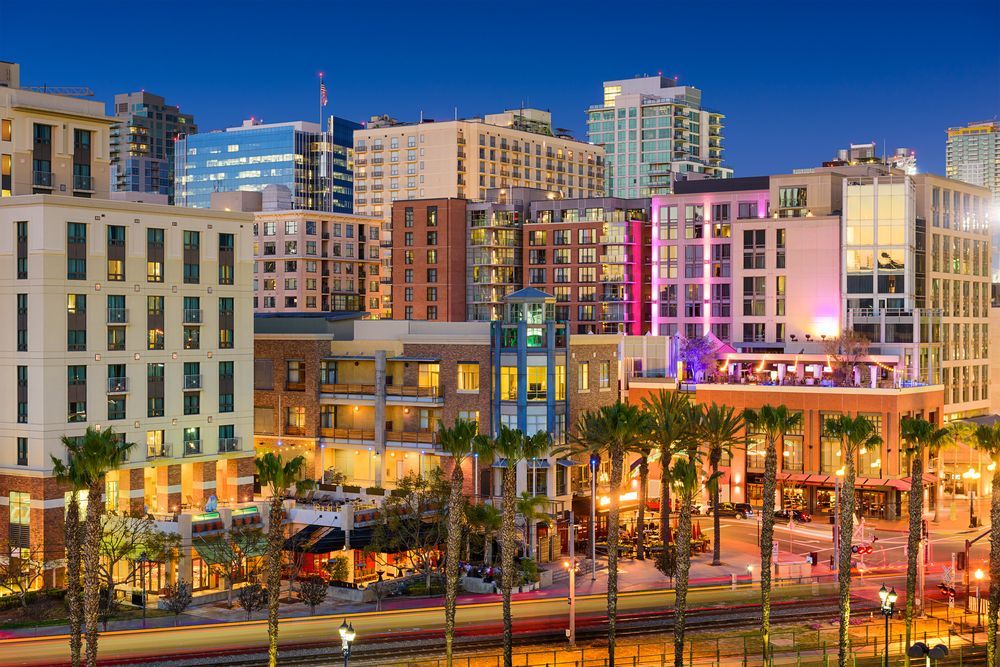 Buildings at Gaslamp Quarter