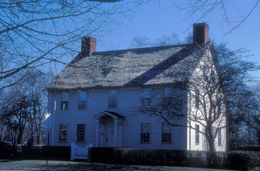 General William Hart House during twilight