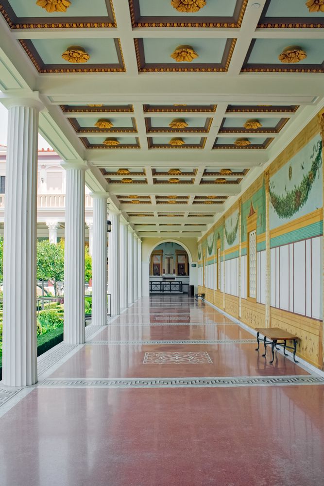 Corridor at Getty Villa