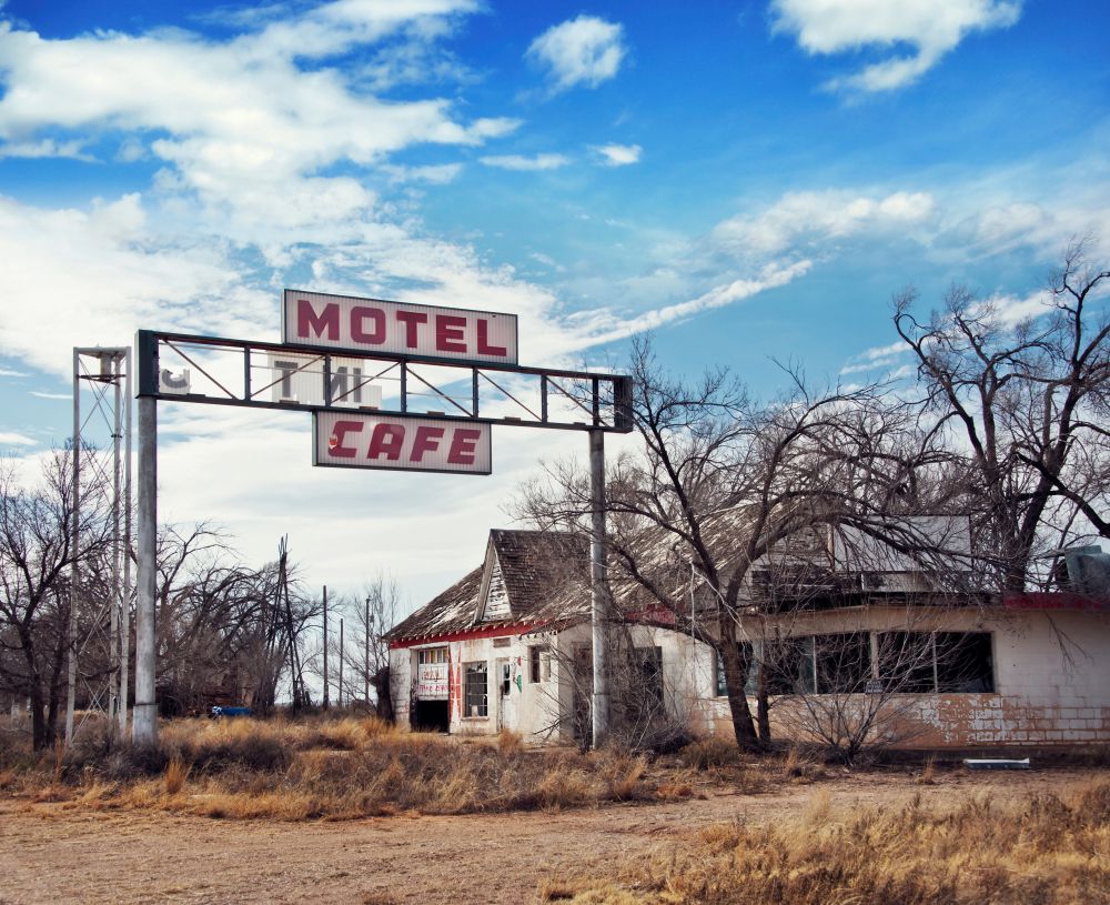 Motel at Glenrio, New Mexico/Texas