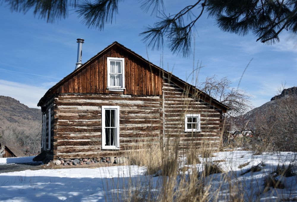 Wooden house at Golden History Park