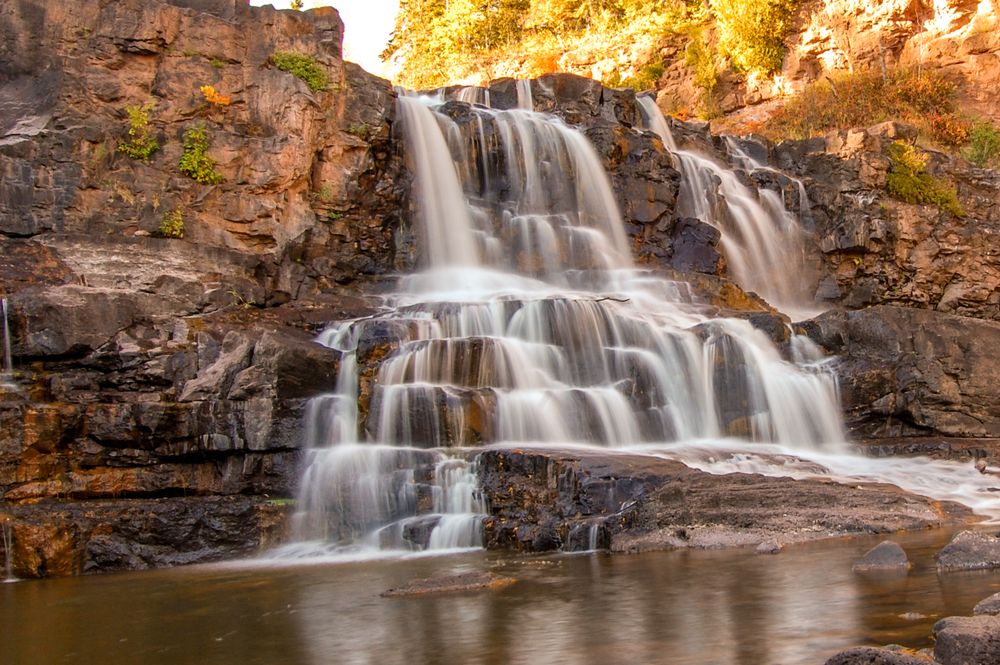 The waters of Gooseberry Falls
