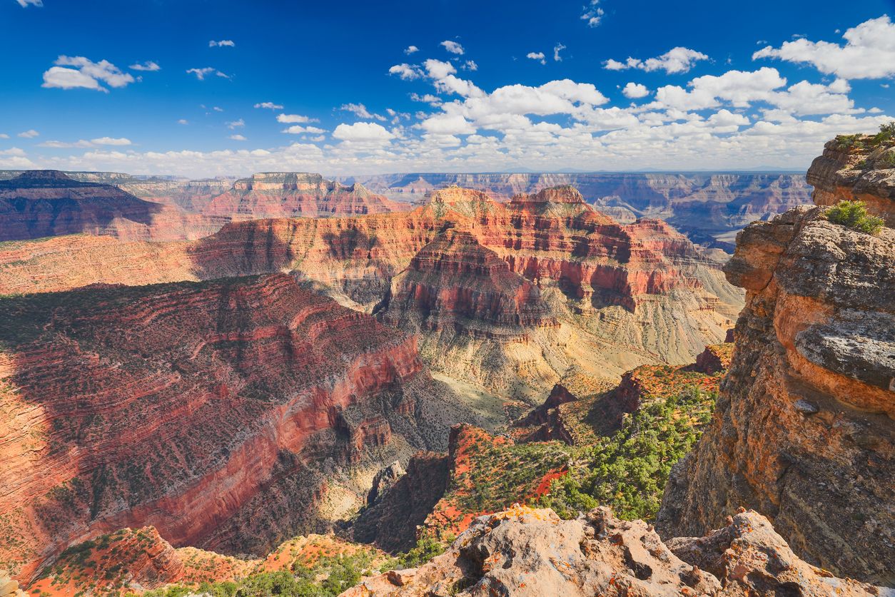 Daytime view of Grand Canyon National Park
