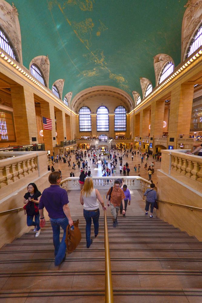 Interior view of the Grand Central Terminal