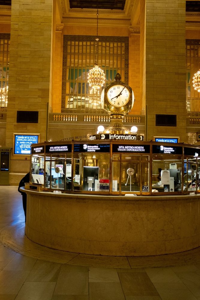 Ticketing kiosk at Grand Central Terminal