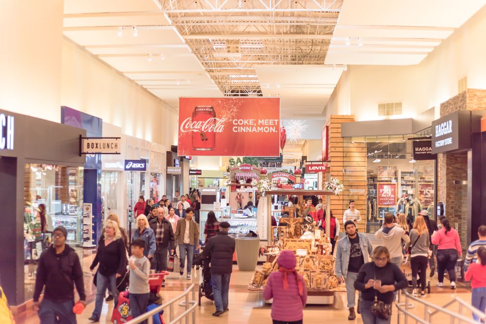 Interior of Grapevine Mills
