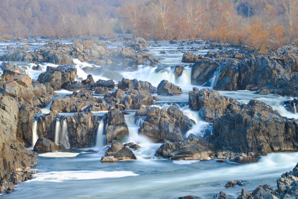 Great Falls Park during Autumn