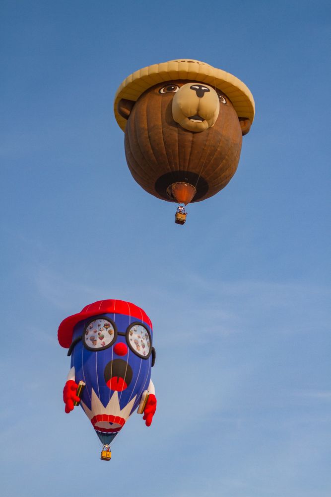 Funky balloons at Great Reno Balloon Race