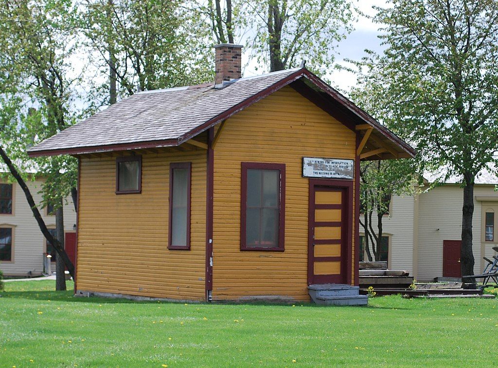 View of a House at Greenmead Historical Village