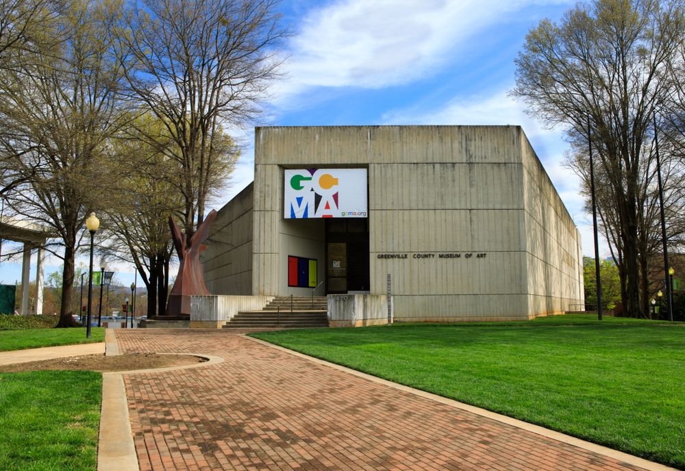 Exterior view of the Greenville County Museum of Art