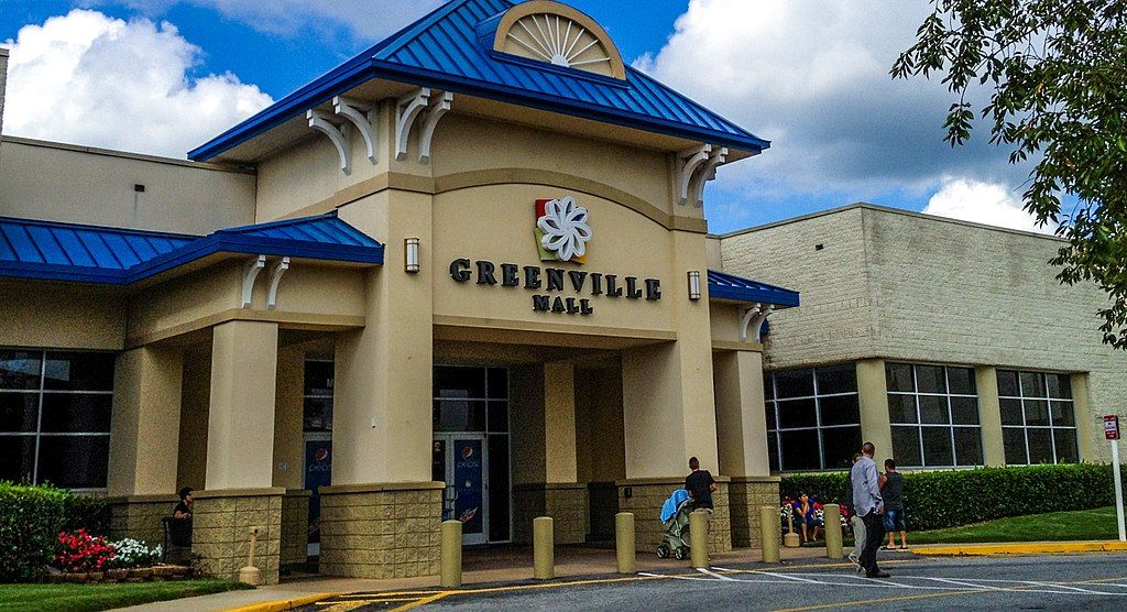 Entrance to Greenville Mall