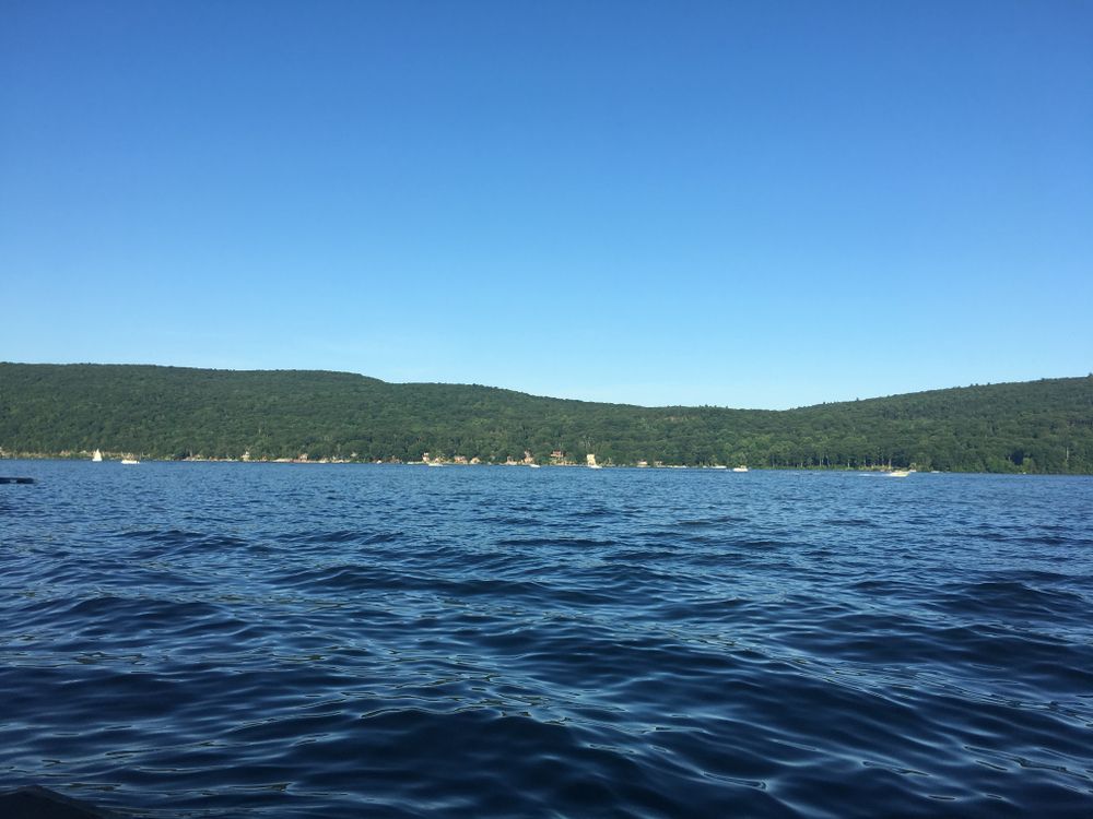 The waters of Greenwood Lake