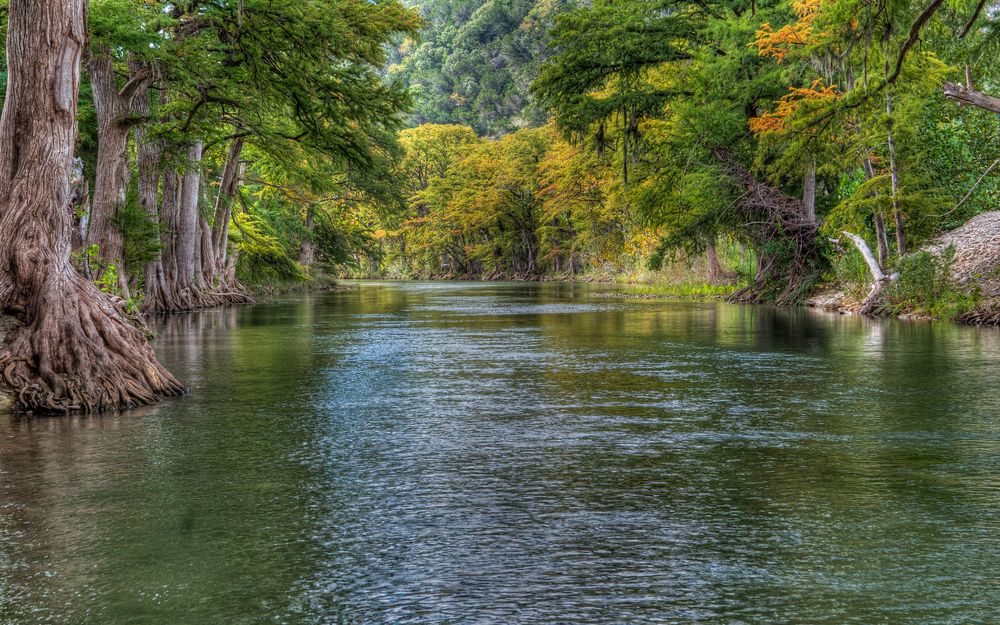 Scenic view of Guadalupe River