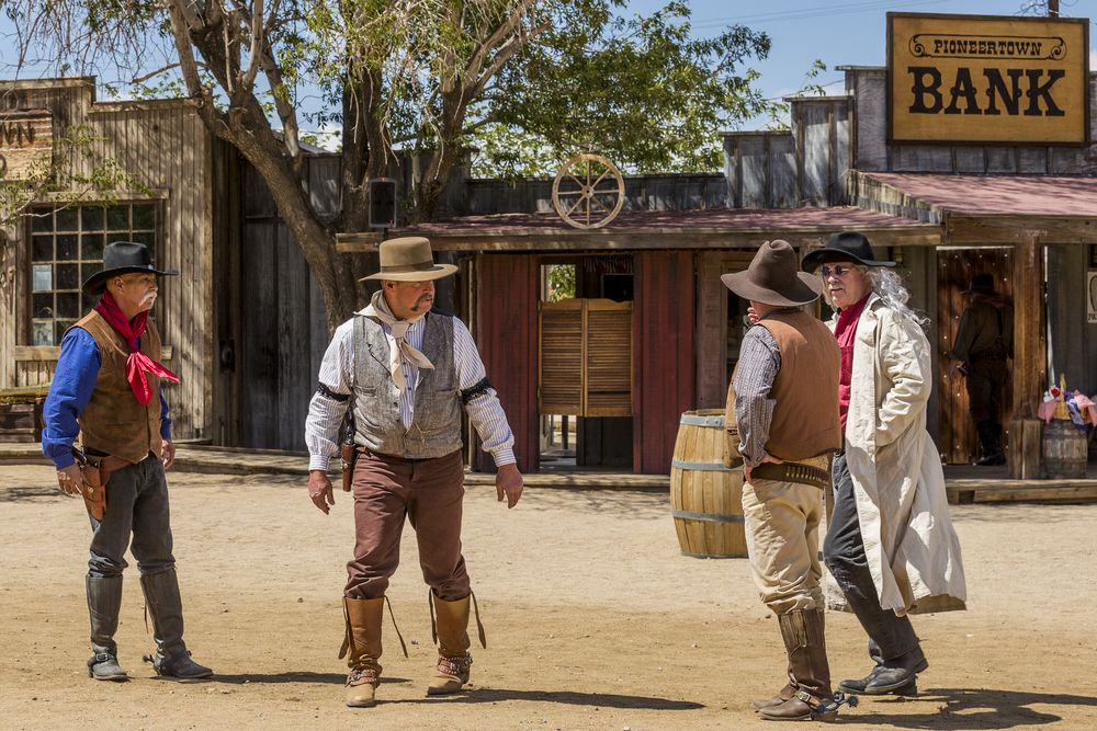 Old men performing at Gunfighters for Hire