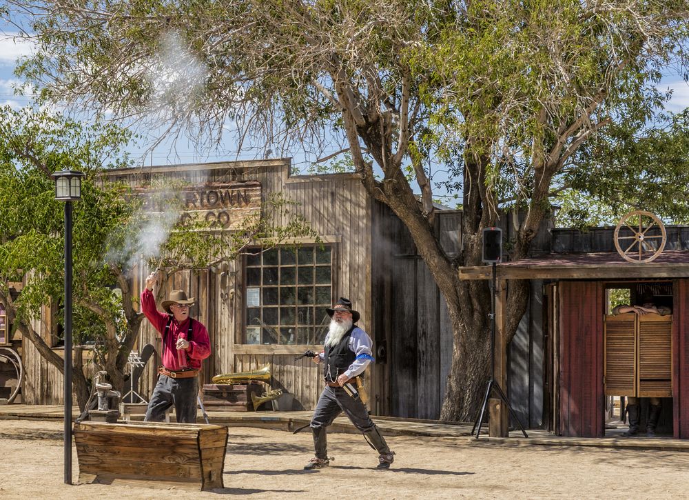 Performers performing at Gunfighters for Hire