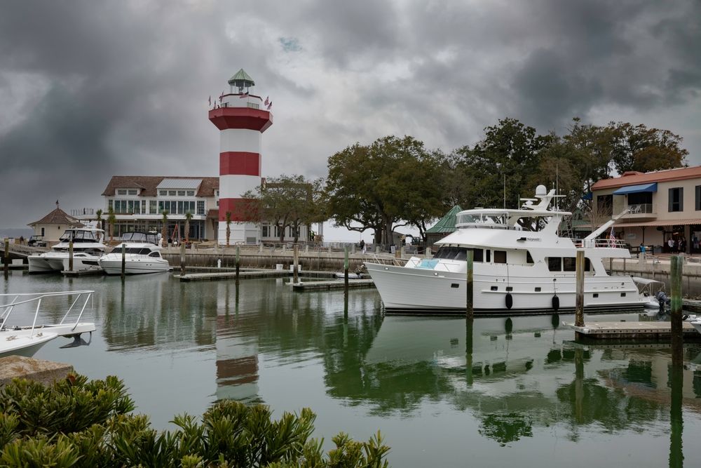 View of Harbour Town Lighthouse