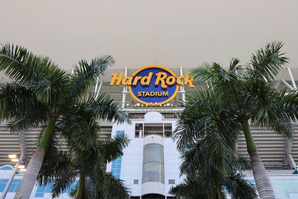 Entrance to the Hard Rock Stadium in Miami Gardens