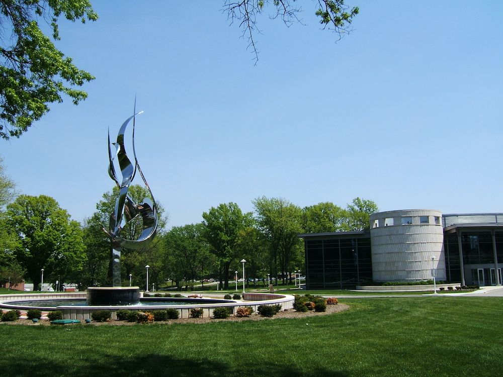Gorgeous view of Hatfield Hall