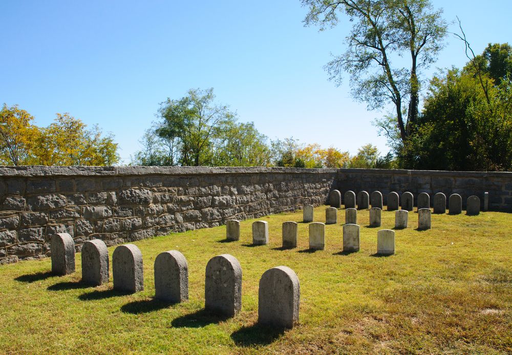 Cemetery at Hazen Brigade Monument
