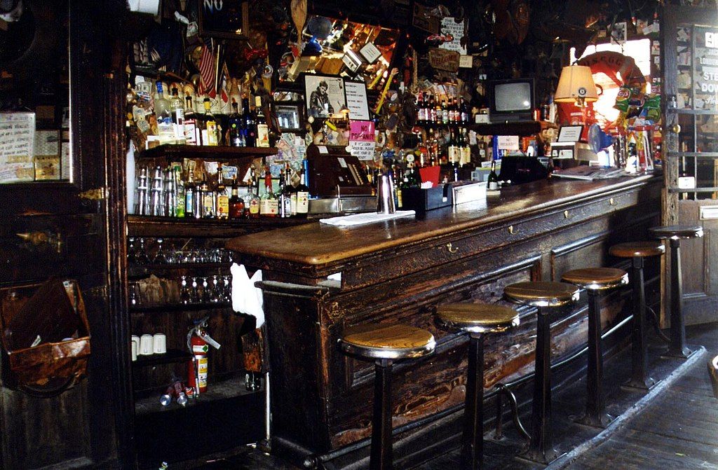 Interior view of Heinold’s First and Last Chance Saloon