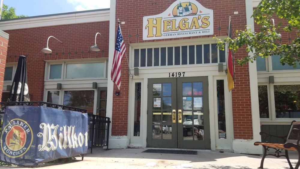 Exterior of Helga’s German Restaurant