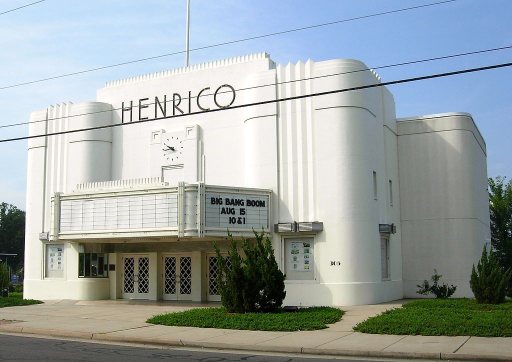 Exterior view of the Henrico Theatre