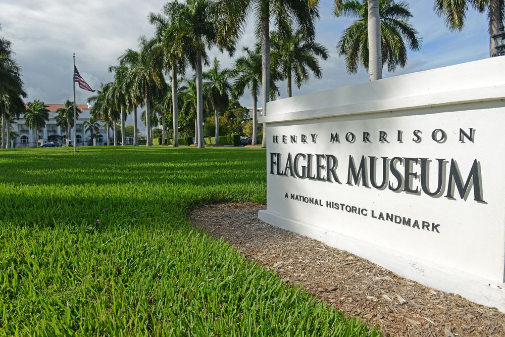 Name board of Henry Morrison Flagler Museum