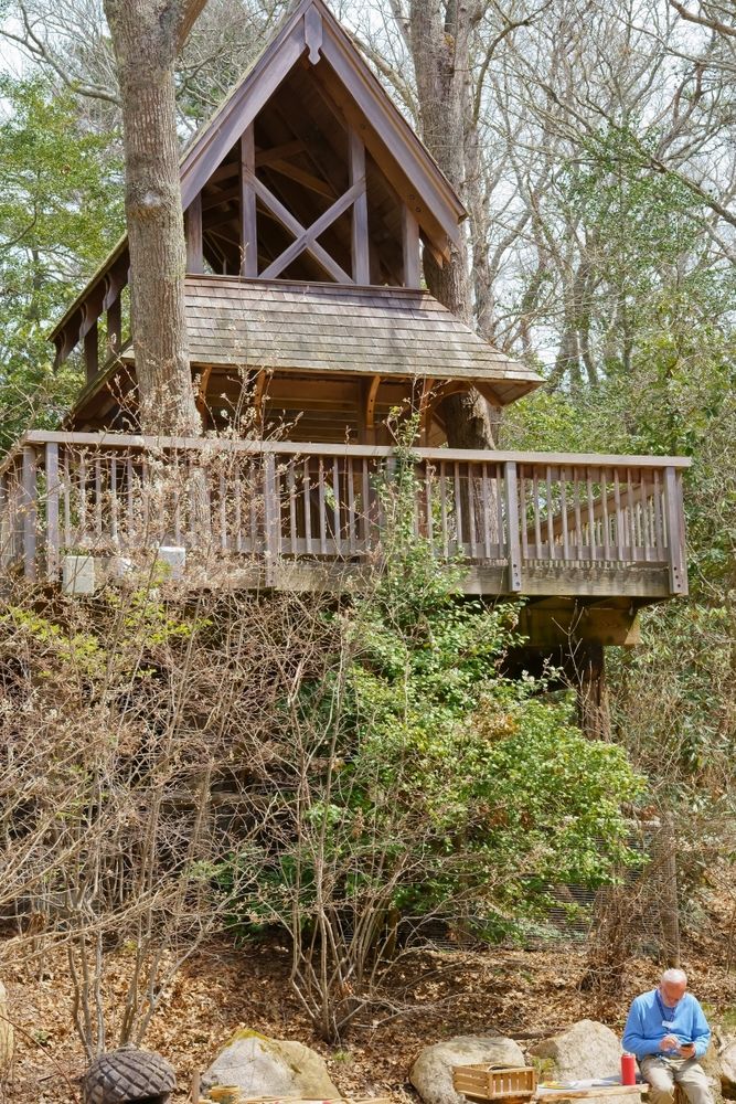 Tree house at Heritage Museums & Gardens