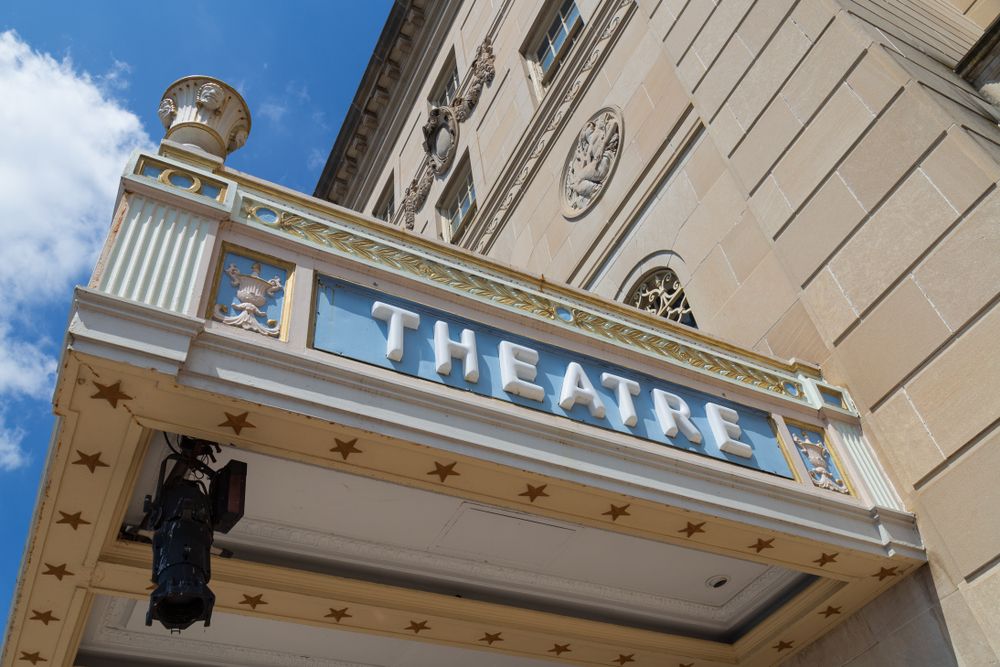 Name sign of Hershey Theatre