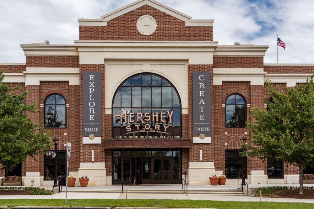 Exterior of the Hershey story