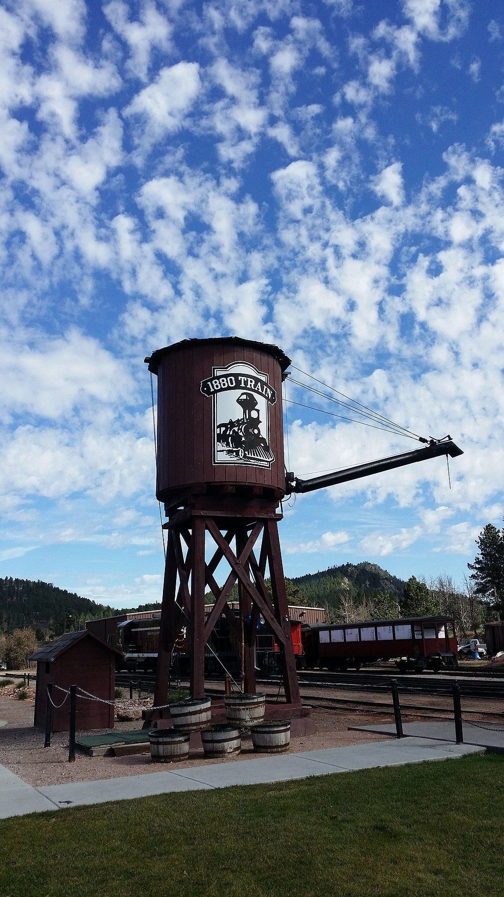 Water tower at South Dakota State Railroad Museum