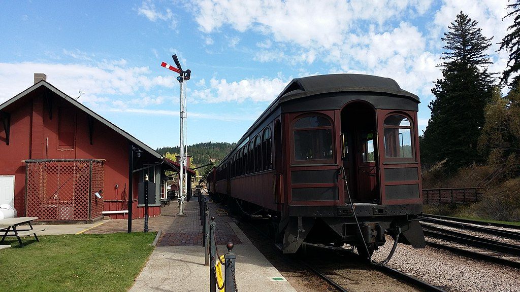 Train at South Dakota State Railroad Museum
