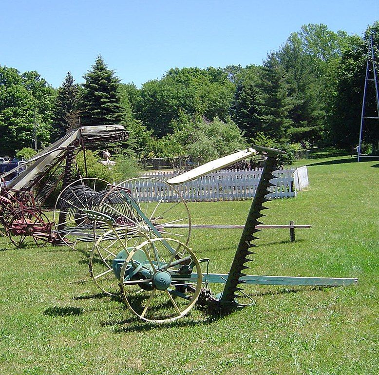 Old meachineries at Historic White Pine Village