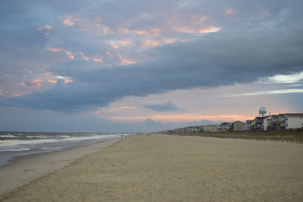 Sunset at Holden Beach.