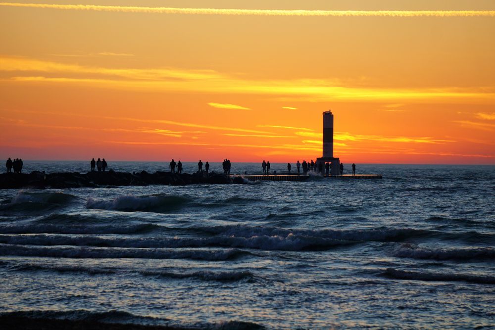 Sunset at Holland State Park