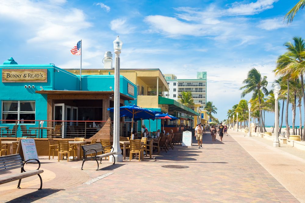 Restaurants at Hollywood Beach Boardwalk