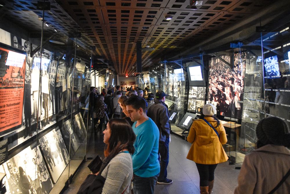 Interior view of the Holocaust Museum
