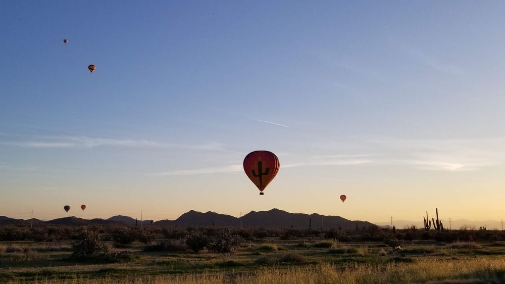 Balloons at Hot Air Balloon Rides